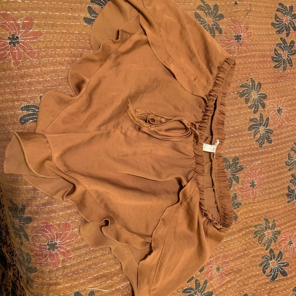 Free people cascading petal shorts